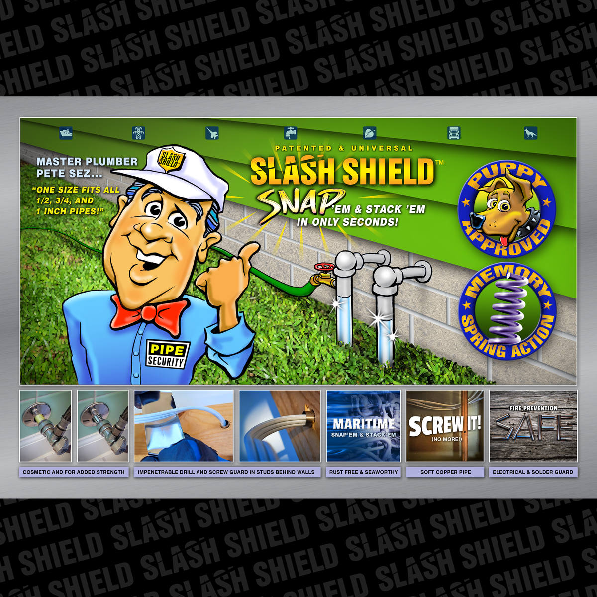 Slash Shield™ Homeowner 2-Pack: $4.95, Retails for $9.95, Wholesale Price Requires a Minimum Purchase of (25) 2-Packs