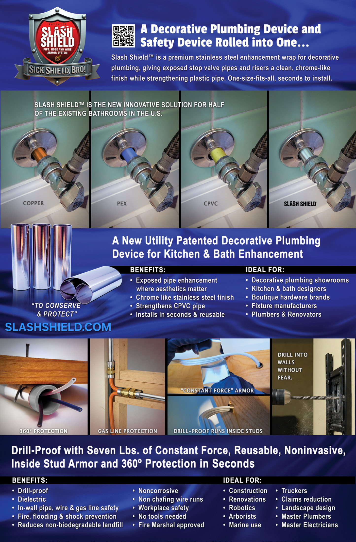 Slash Shield™ Contractor 6-Pack: $9.95, Retails for $19.95, Wholesale Price Requires a Minimum Purchase of (25) 6-Packs