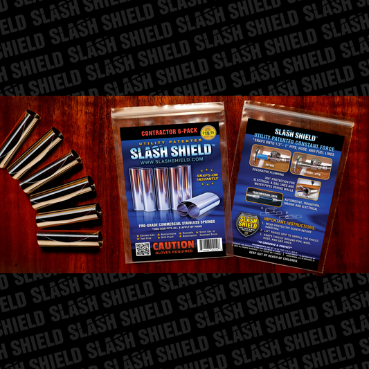Slash Shield™ Contractor 6-Pack: $9.95, Retails for $19.95, Wholesale Price Requires a Minimum Purchase of (25) 6-Packs