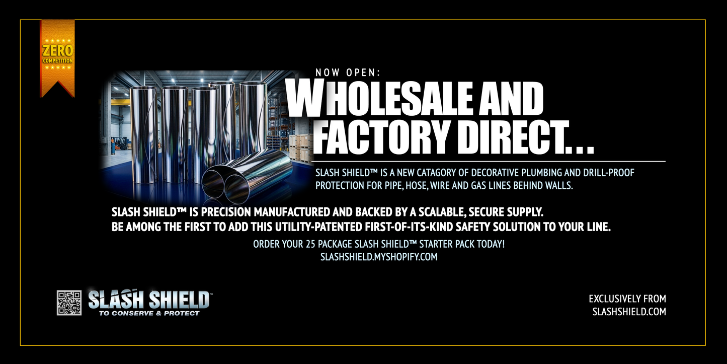 Slash Shield™ Contractor 6-Pack: $9.95, Retails for $19.95, Wholesale Price Requires a Minimum Purchase of (25) 6-Packs